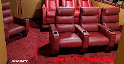 Used theater seating VIP Glider chairs