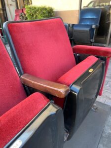 Used theater seating Red Burton