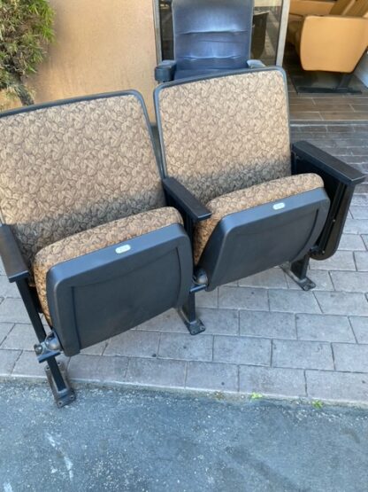 Rock Citation fixed back church chairs used theater seating